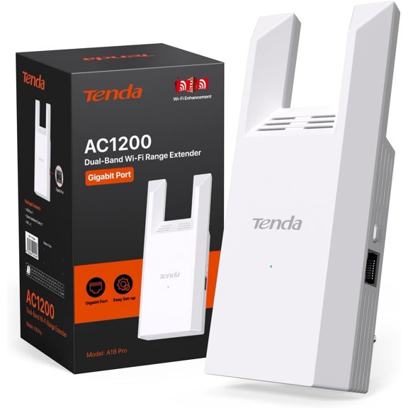 Repetidor WiFi Tenda AC1200 1,2 Gbps Doble Banda