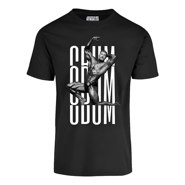 Playera Jouska Mx Deportiva Bodybuilding Gym Estampada Daddy Cbum Talla L Negra
