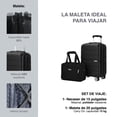 thumbnail image 2 of Maleta de Mano de 20 Pulgadas Rigida Expandible Con Neceser Impermeable Carry On, 2 of 8