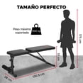 thumbnail image 4 of Banco para Abdominales X-Rush Plegable con Respaldo Ajustable de 8 Niveles y Soporte para Piernas, 4 of 9