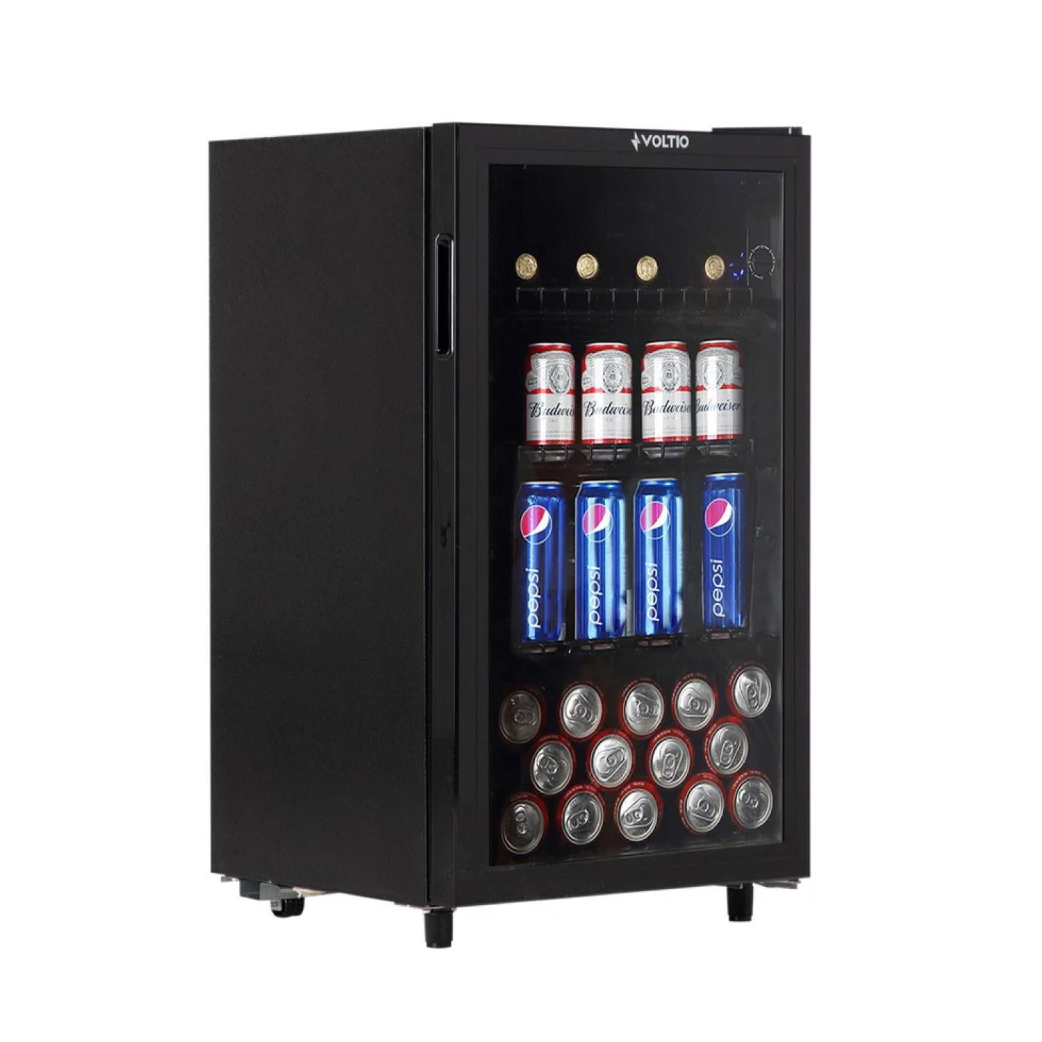 Frigobar 3Pies Voltio Enfriador De Bebidas Refrigerador 85 Litros con Luz
