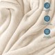 thumbnail image 5 of Bare Home Manta de Felpa Polar 300 G/M², Microfibra Difusa, Suave y Afelpada, para Viajes, Color Vainilla, 5 of 7