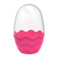 thumbnail image 4 of Huevos de Pascua rellenables, cestas de Pascua, contenedor vacío portátil con forma de huevo. rojo, 4 of 9