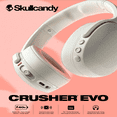 thumbnail image 4 of Audífonos Skullcandy BT Crusher Evo Inalámbricos beige, 4 of 5