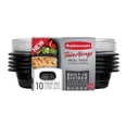 thumbnail image 1 of Contenedor Rubbermaid Take Alongs Rectangular con Divisiones 5 Piezas Negro, 1 of 3