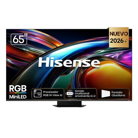 Pantalla Hisense de 65 pulgadas RGB-MINILED 65UR9SG
