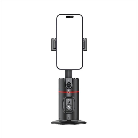 Trípode con Seguimiento Automático, Rotación de 360°, Soporte para Teléfono con Seguimiento Automático, Recargable, Soporte Inteligente para Grabación de Video.