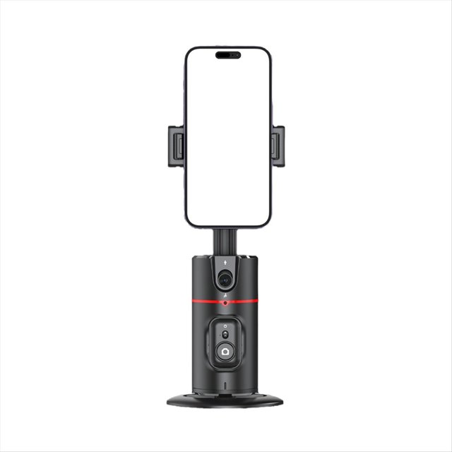 Trípode con Seguimiento Automático, Rotación de 360°, Soporte para Teléfono con Seguimiento Automático, Recargable, Soporte Inteligente para Grabación de Video.