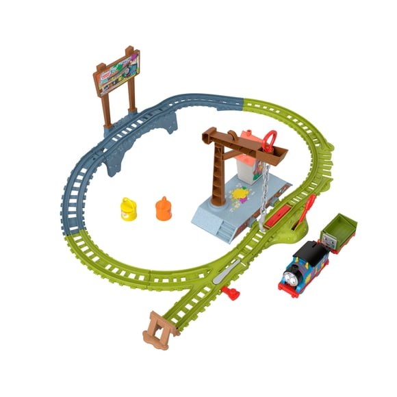 Pista de Juguete para niños pequeños Mattel Thomas & Friends Entrega de Pintura