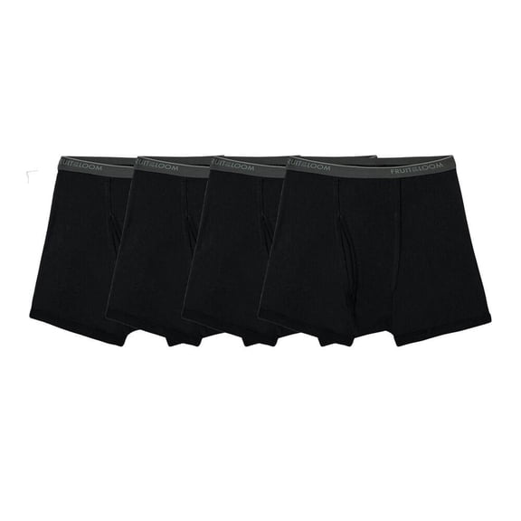 Bóxer Fruit Of The Loom para Hombre, Trunk Low Rise Negro 4 Piezas Talla G