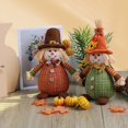 thumbnail image 1 of Decoración de Espantapájaros Girasol - Decoraciones para el hogar del Festival de Acción de Gracias y Otoño - Figurita de poliéster 12,5x12,5x32cm, 1 of 3