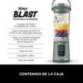 thumbnail image 4 of Ninja Blast Licuadora Portátil Recargable USB-C 532 ml (18 oz) Verde Suave CL155ASGV Reacondicionada, 4 of 5