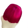 thumbnail image 5 of Zhuge Peluca, expresión perfecta de su estilo personal, 1 pieza, rosa oscuro, 5 of 5