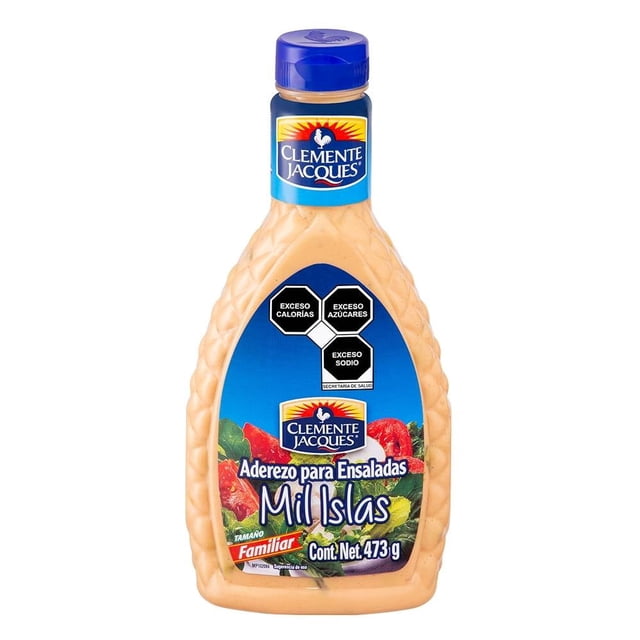 Aderezo para ensaladas Clemente Jacques mil islas 473 g