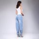 thumbnail image 3 of Pantalón Recto Tiro Alto Mezclilla 100% Algodón Jeans Dama, 3 of 6