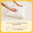 thumbnail image 3 of Colchón de Espuma Nooz Original 20cm Queen Size Adulto y 2 Almohadas Essential de Espuma Triturada blanco Queen Size, 3 of 12