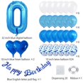 thumbnail image 2 of Billuyoard Conjunto de decoraciones de globos de cumpleaños Decoraciones de fiesta de cumpleaños para sesión de fotos de cumpleaños Prop y fiesta de Kits de decoración para fiestas No.9, 2 of 6