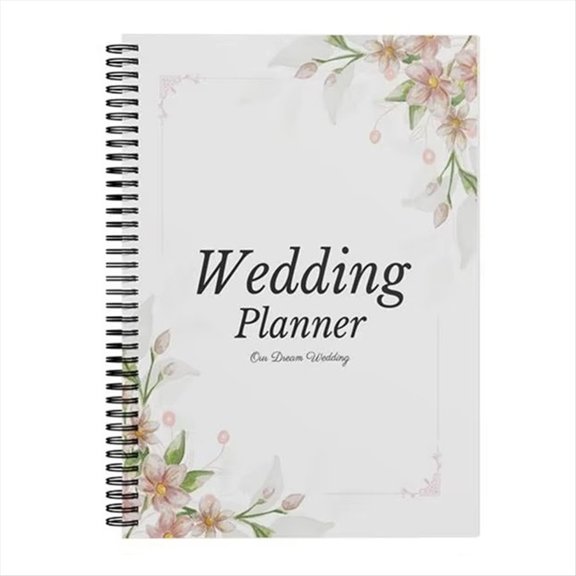 Planificador de Bodas, Cuaderno de Planificación de Bodas, Cuaderno Organizador de Compromiso de Tapa para Parejas Recién Comprometidas y Novias