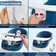 thumbnail image 2 of Asiento Elevador para Bebé Booster 3 en 1 Portátil con Bandeja para Comer y Respaldo Ajustable Silla Infantil para Alimentación Viajes Entrenamiento Comedor Bebés de 6 Meses a 3 Años, 2 of 8