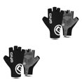 thumbnail image 2 of Advancent 1 par de medio guantes para senderismo, artículos de mano auxiliares para bicicleta, accesorios para trotar con pantalla táctil, Negro SG 2Conjunto, 2 of 6