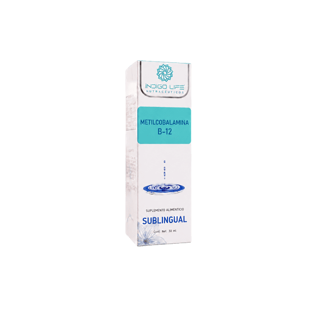 Indigo Life Vitamina B12 Metilcobalamina Ionizada Sublingual 30 ml
