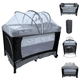 thumbnail image 1 of Cuna Corral Mecedora Y Colecho 4en1 Para Bebés Tuscani Ibaby negro, 1 of 10