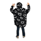 thumbnail image 3 of Sudadera Cobija Polar con Capucha Infantil Unitalla Negro, 3 of 7