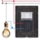 thumbnail image 3 of Interruptor de Potencia para Focos Inoxium1DSilver 2Pzas Dimmer 127VCA 60Hz Plateado Acero Inoxidable/PC., 3 of 4
