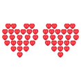 thumbnail image 1 of 48 Piezas Bolas Antiestrés Corazón Rojo para El Día San Valentín, Bolas Antiestrés para la Recompensa del Carnaval Escolar, Rellenos Regalo para Bolsas Fiesta San Valentín, 1 of 1