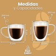 thumbnail image 5 of Set de 4 Tazas Baricoffee Vidrio Doble Transparente, 5 of 5