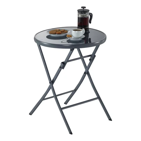 Mesa Plegable Redonda para Exterior 60cm