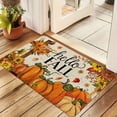 thumbnail image 4 of Amzcrzy Funda Nórdica, Sábana, Funda De Almohada De Satén, Tapete De Bienvenida De Otoño, Patrón De Calabaza, Absorbente Y Para Su Entrada, Toallas De Baño, Manta Con Peso, Tapiz De Pared, 4 of 7
