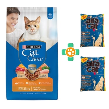 Alimento Para Gato Cat Chow Delimix  de 15 Kg + Arena Alfa Cat de 12 kg