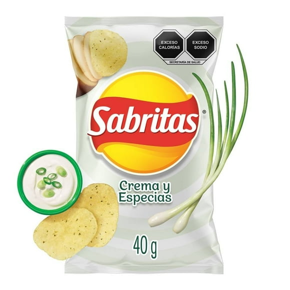 Papas Sabritas crema y especias 40 g