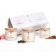 thumbnail image 1 of Kit 3 Velas De Soya | 250 g | Aromas: Helado de Fresa, Dulce De Chocolate, Té Chai | Duración 50 Hrs | Kit Sweet Delight | B Life., 1 of 7