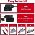 thumbnail image 2 of Para Black+*Decker* 18V a 12V Step Down Power Adaptador de Batería, DIY Charger Convertidor Power Estación con Conector para Encendedor de Cigarrillos para Auto, 2 of 5