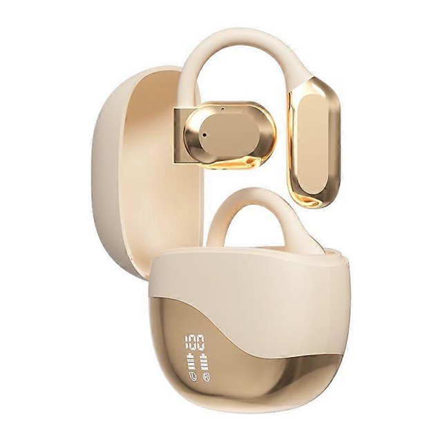 New wireless headphones launched in 2024, low latency, long-lasting battery, noise-canceling earplugs, ear-hook design, HD digital display, comfortabl