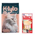 thumbnail image 1 of K-tyto 10 Kg + Churu Atún con Cangrejo Sobre con 4 Tubos de 14 g, 1 of 4