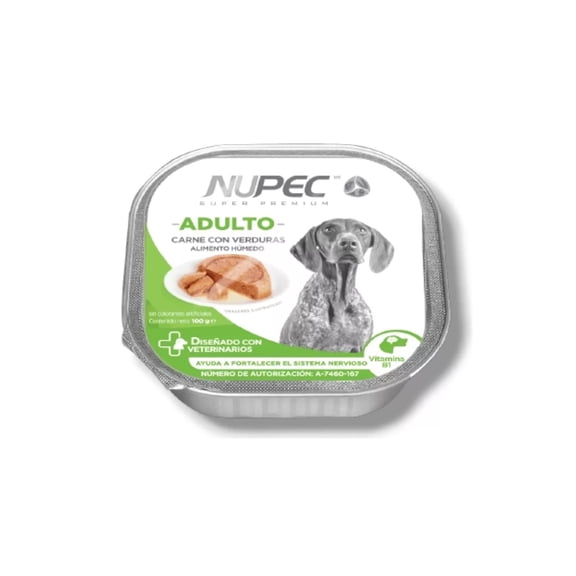 Paquete de 20 latas Nupec adulto humedo 100 gr