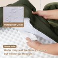 thumbnail image 3 of Cama ortopédica para perros EHEYCIGA, impermeable, espuma viscoelástica XL, verde oscuro, 3 of 9