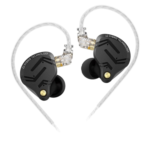 Auriculares KZ ZS12 PRO X, monitor intraural IEM, audiófilo con cable