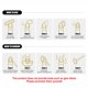 thumbnail image 4 of Uñas Postizas PHYLIN LEAF Blancas y Rosas Manicura Con Cristales 3D Forma Cuadrada De Ataúd Talla S, 4 of 5
