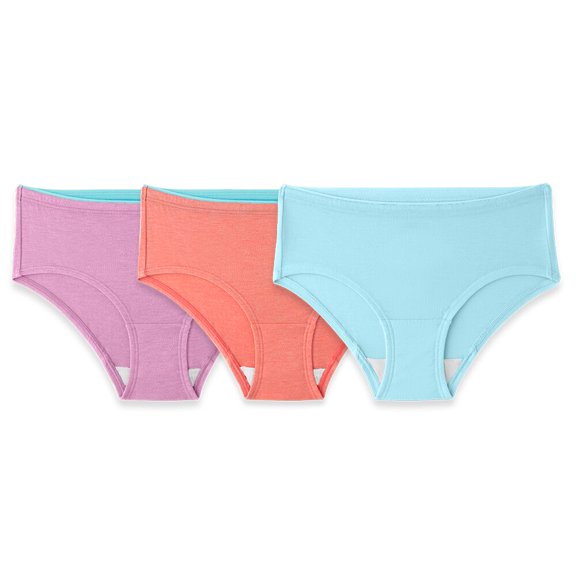 Hipster Fruit of The Loom para Niña Multicolor 3 Piezas Talla 6