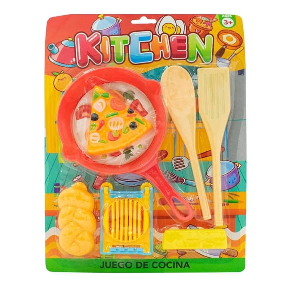 Juego de Cocina Prichos Figuras Multicolor 2x19x18 cm 6 Piezas