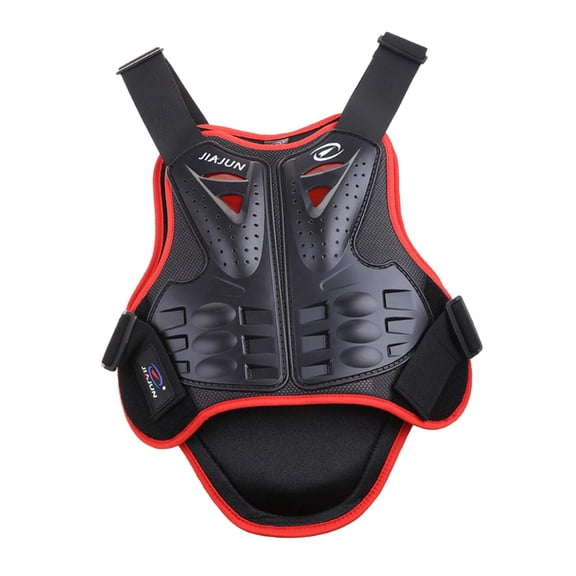 Chaleco de protección para motocicleta, chaqueta de motocicleta, equipo de protección corporal para motocross. rojo