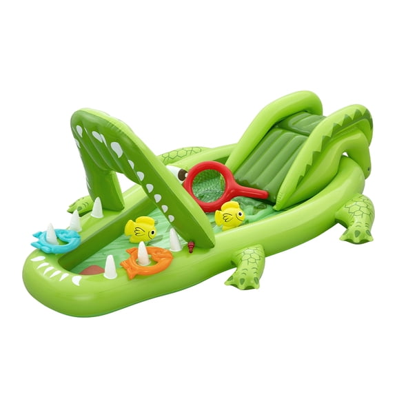 Centro De Juego Inflable Bestway De Cocodrilo Con Accesorios