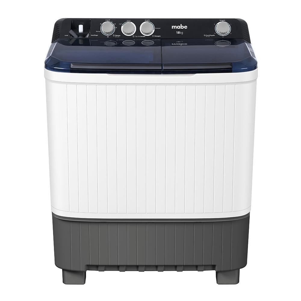 Lavadora Mabe Doble Tina 18 kg Blanca LMDX8124HBAB0