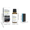 thumbnail image 4 of Xihbxyly Restaurador de Interiores de Coche, Kit de Reparación de Plástico de 3 Piezas, Crema Protectora de Larga Duración, Fácil Aplicación con Esponjas, Renovación de Salpicadero y Cuero, Ideal par, 4 of 7