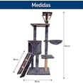 thumbnail image 2 of Torre para Gatos Bluelander Gris, 2 of 4