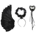 thumbnail image 2 of JUEGO DE ACCESORIOS DE ALAS DE ANGEL, Disfraz DE, Juego de ALAS de Ángel para Adultos para Juego de Rol de Halloween, 2 of 7